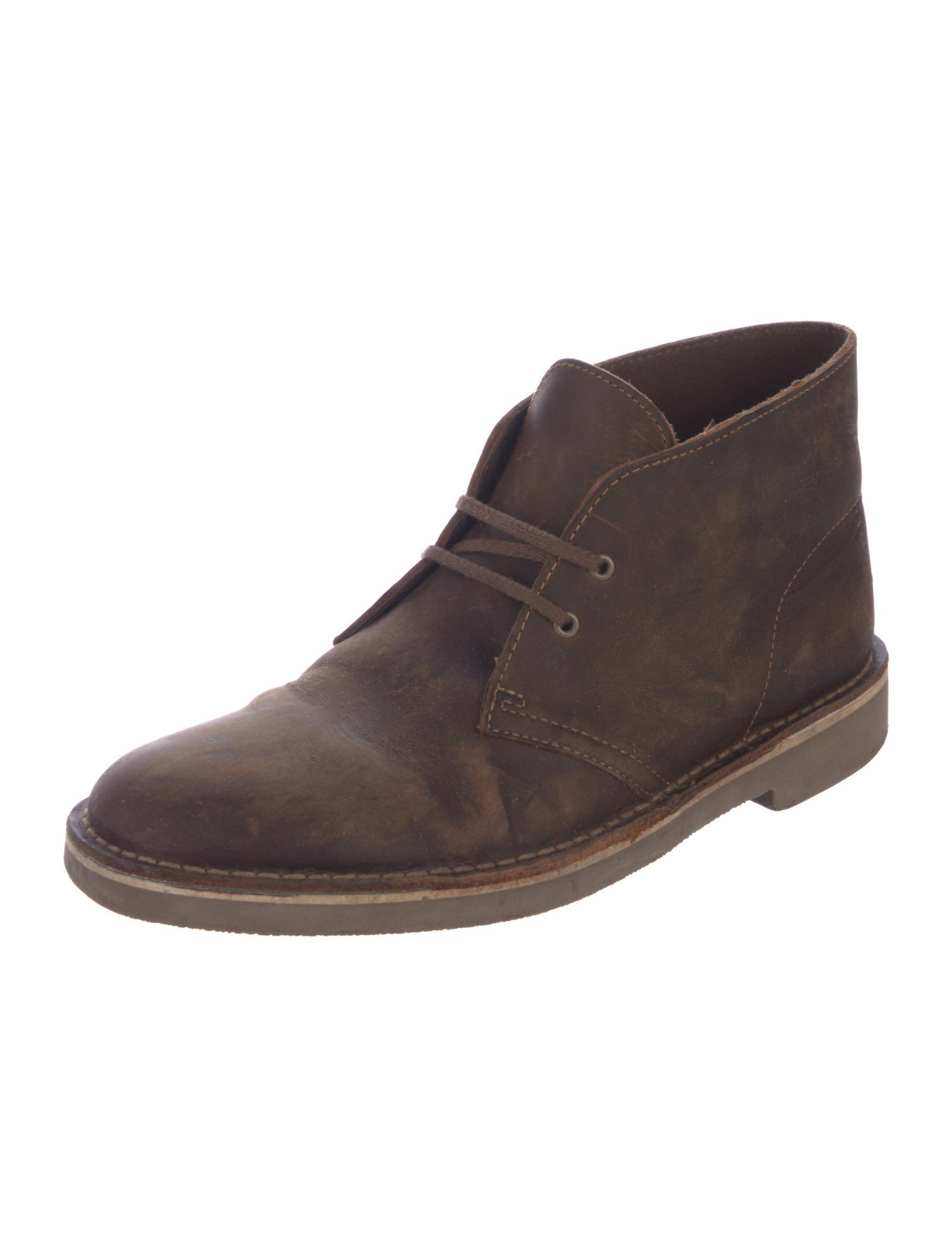 Clarks Leather Lace-Up Boots