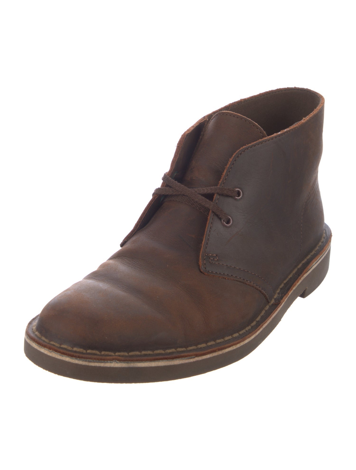 Clarks Leather Lace-Up Boots