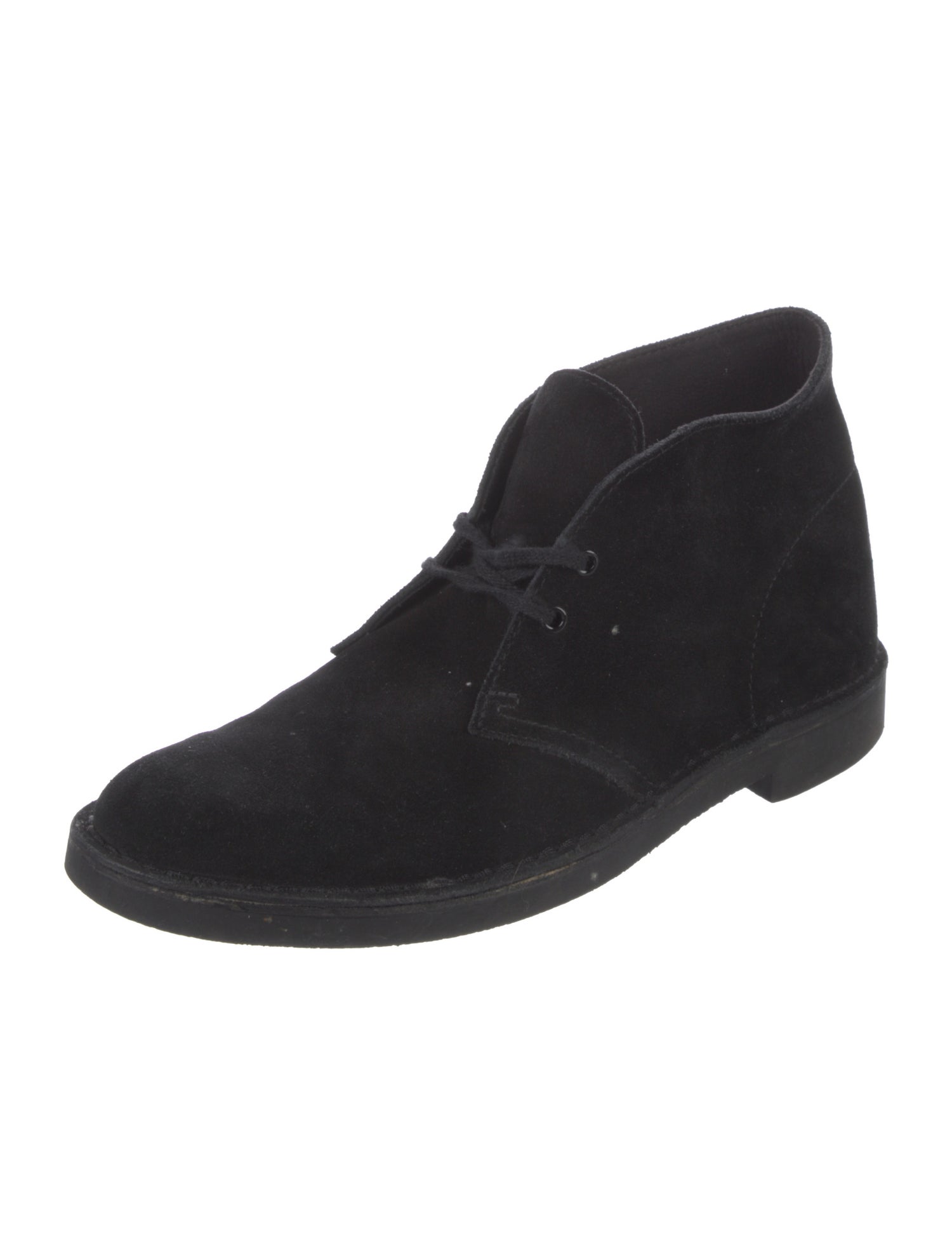 Clarks Suede Lace-Up Boots