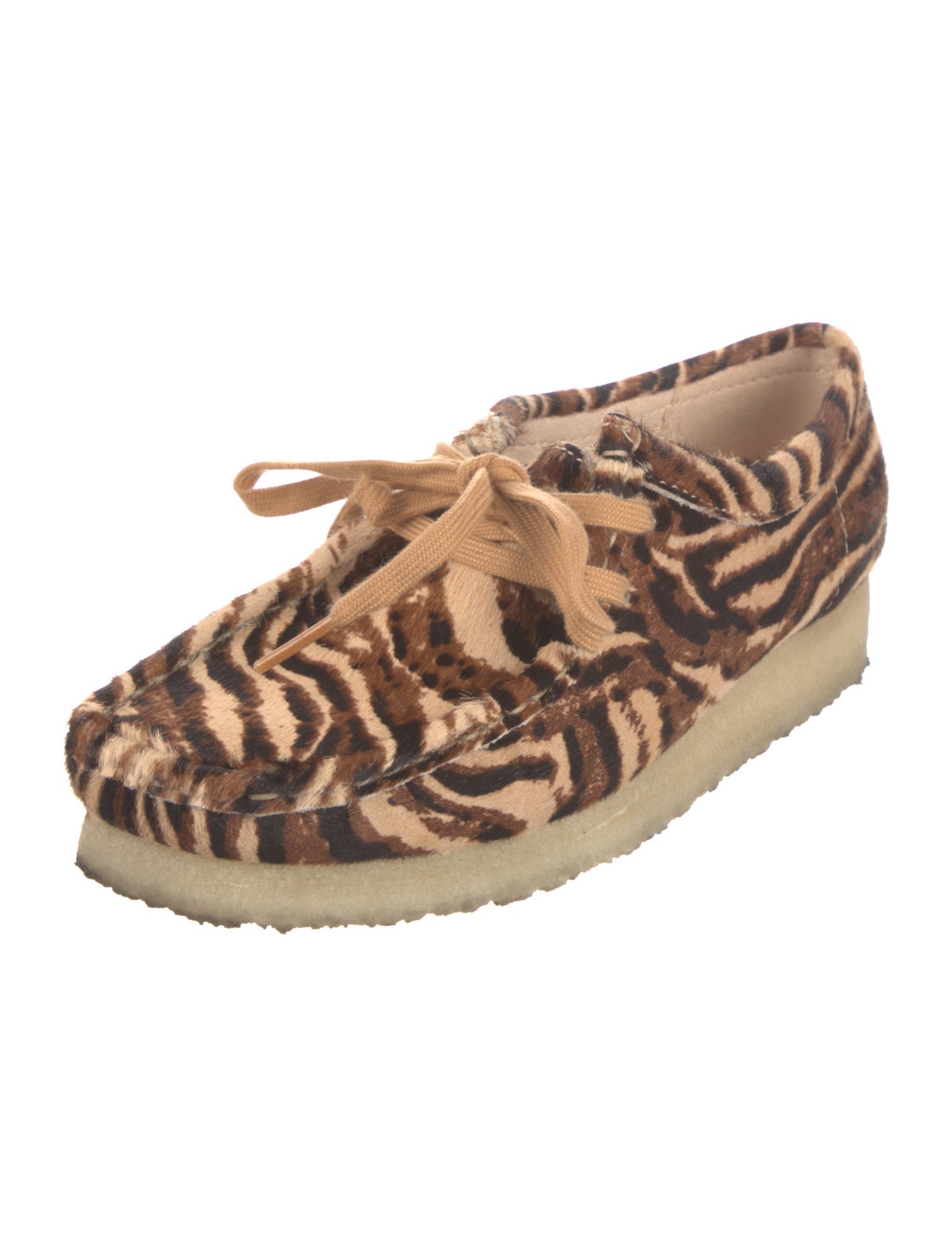 Clarks Ponyhair Animal Print Sneakers