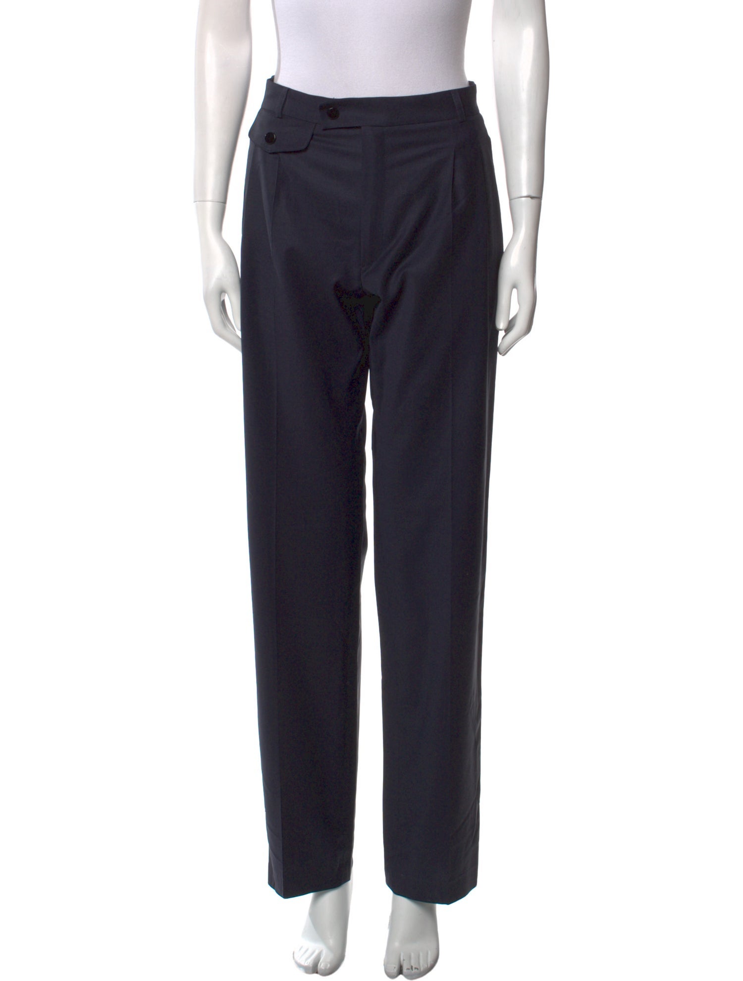 Carolina Ritzler Wool Straight Leg Pants
