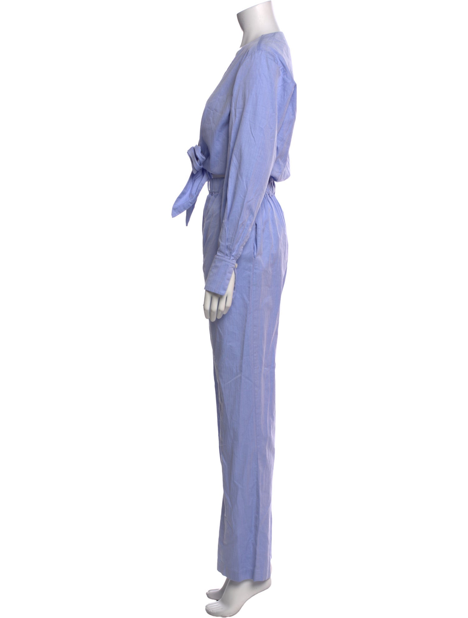 Carolina Ritzler Plunge Neckline Jumpsuit