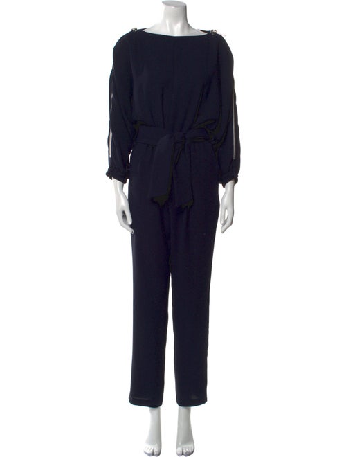 Carolina Ritzler Bateau Neckline Jumpsuit