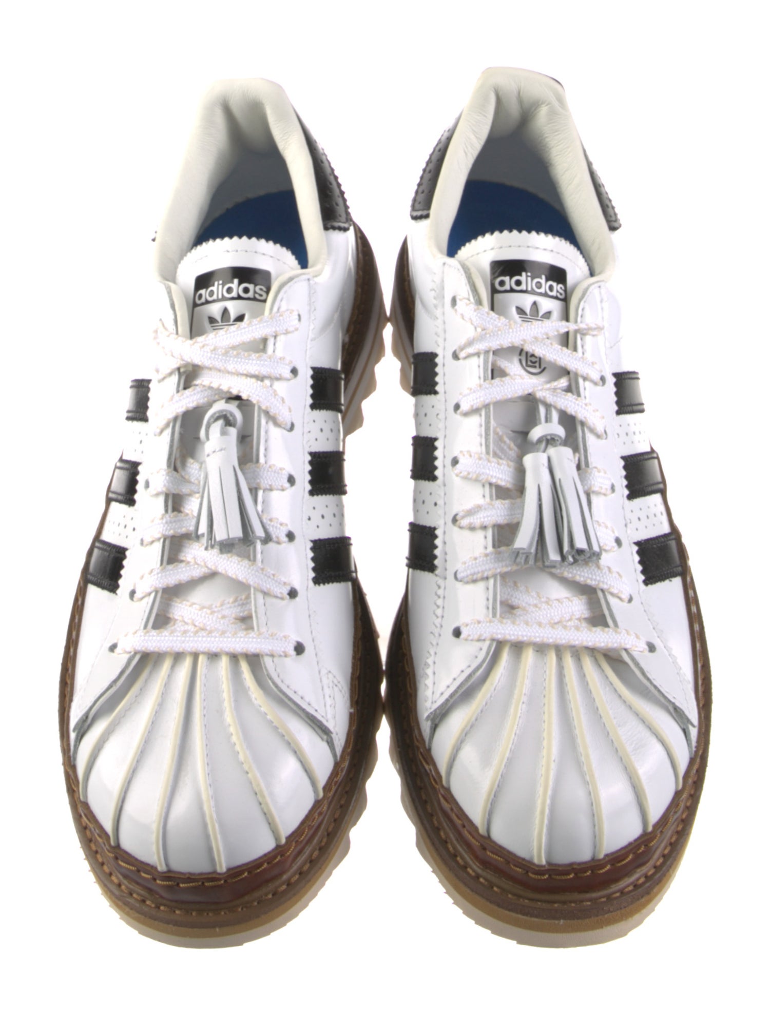 CLOT x Adidas Leather Sneakers