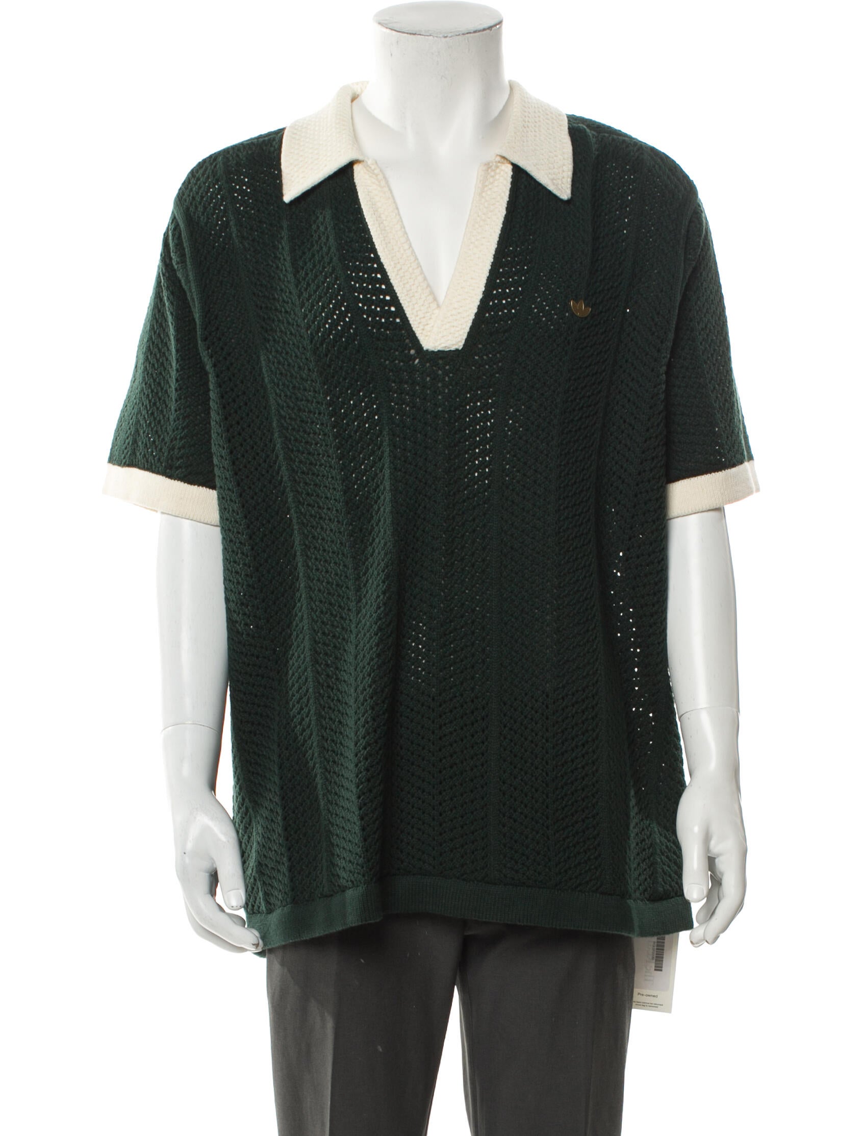 CLOT x Adidas Collar Short Sleeve Polo Shirt