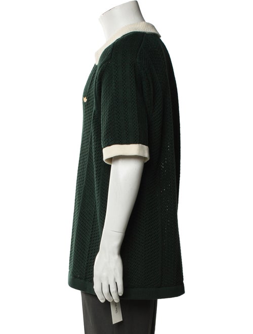 CLOT x Adidas Collar Short Sleeve Polo Shirt