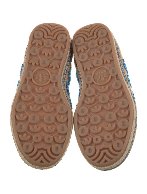 CLOT x Adidas Suede Beaded Accents Espadrille Sneakers