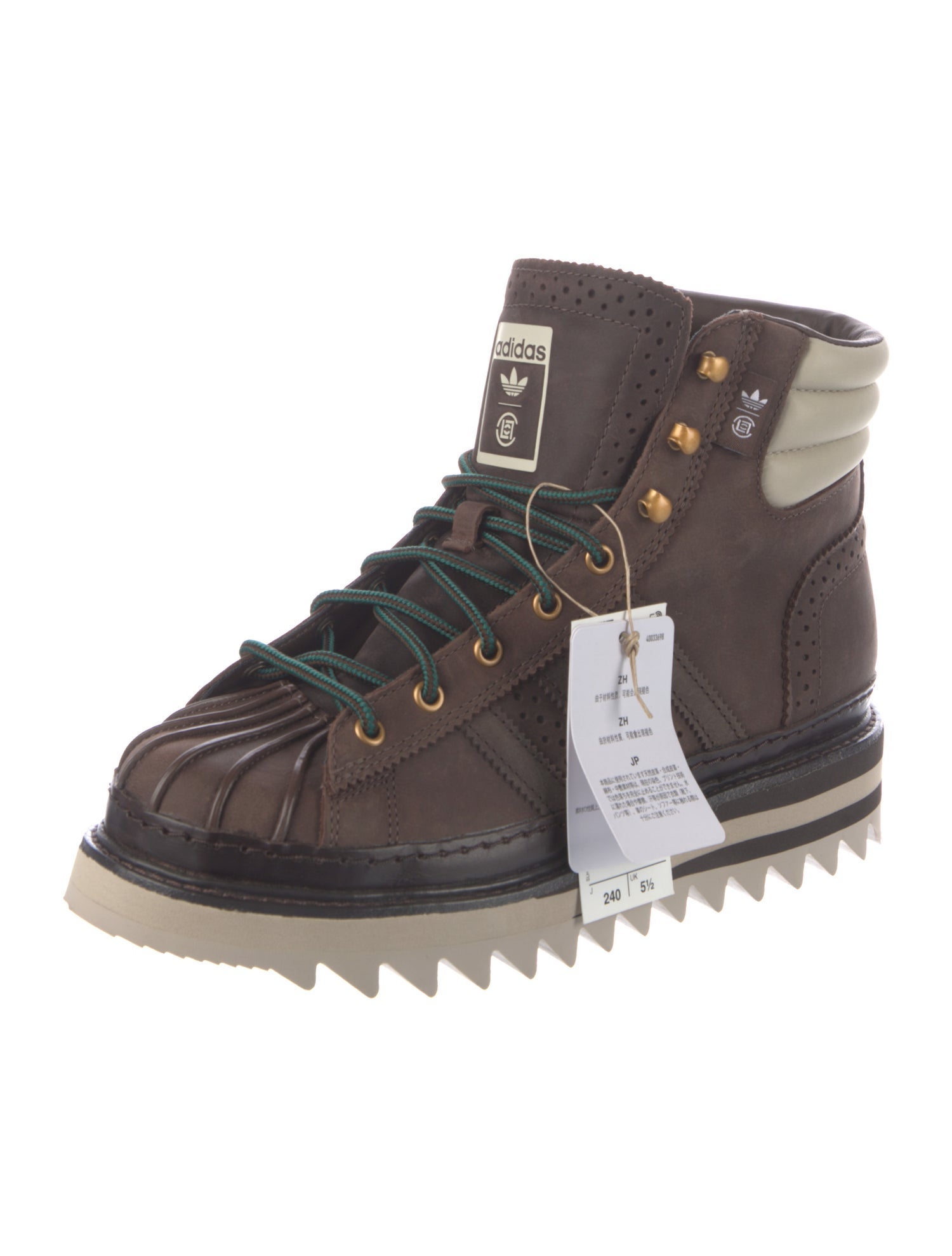 CLOT x Adidas Leather Hiking Boots