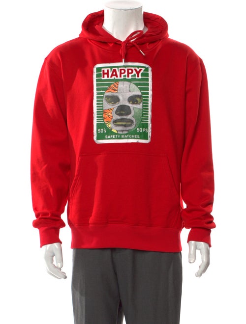 Carolina Sarria Graphic Print Crew Neck Hoodie