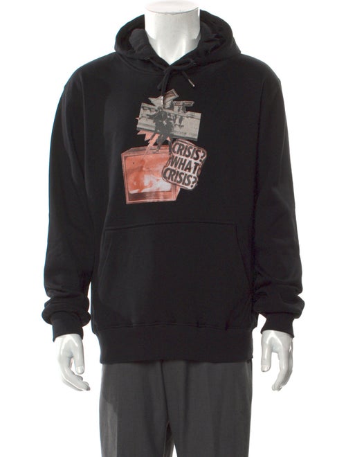 Carolina Sarria Graphic Print Crew Neck Hoodie