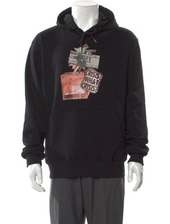 Carolina Sarria Graphic Print Crew Neck Hoodie