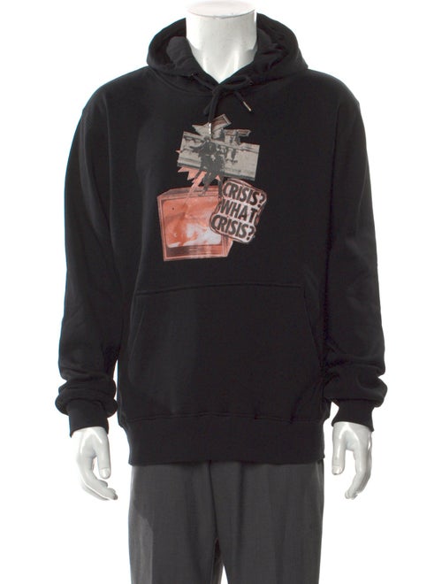 Carolina Sarria Graphic Print Crew Neck Hoodie