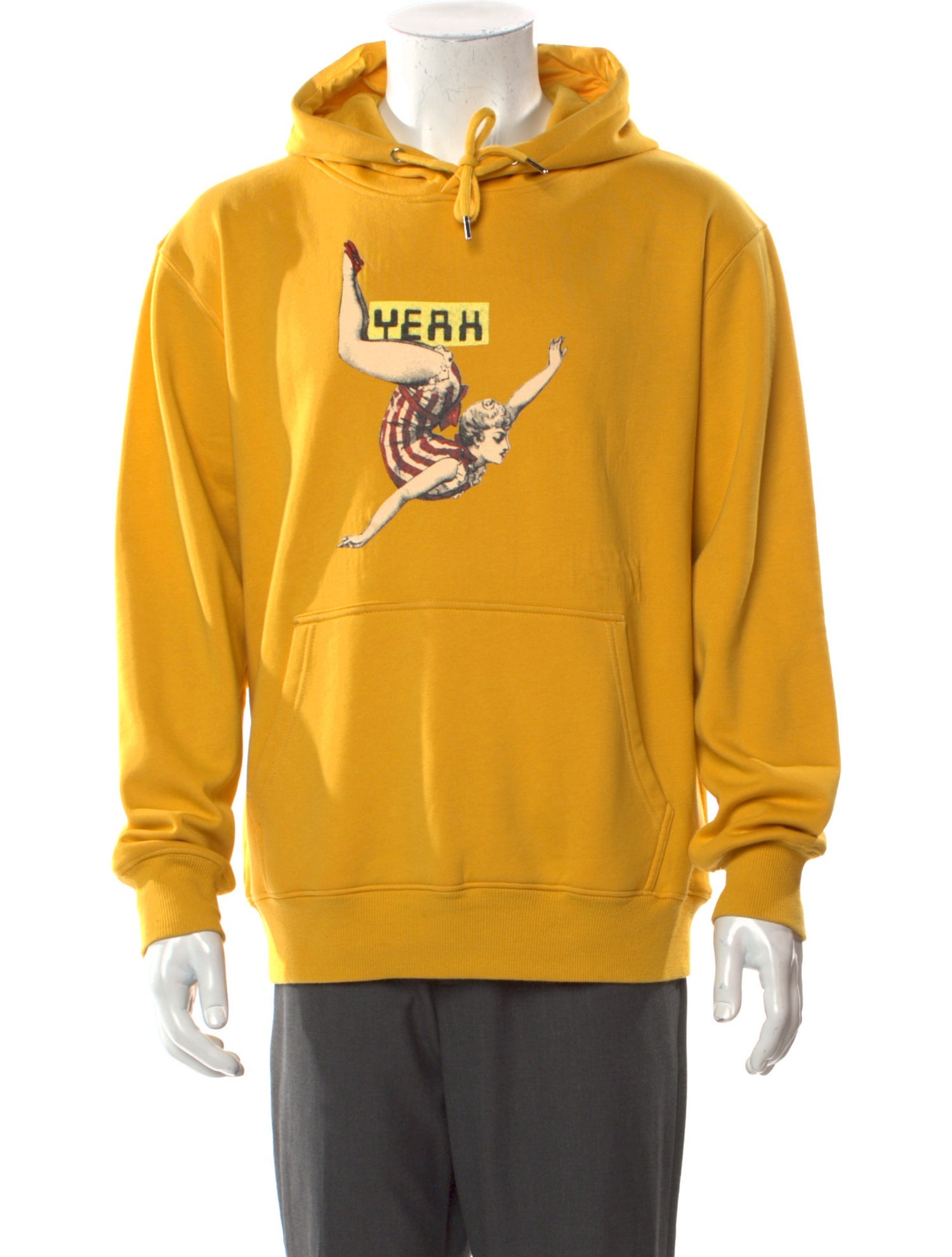 Carolina Sarria Graphic Print Mock Neck Hoodie