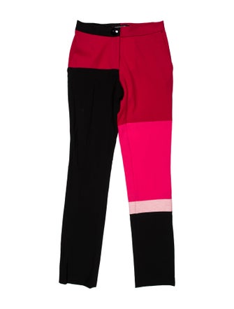 Carolina Sarria Colorblock Pattern Tuxedo Pants