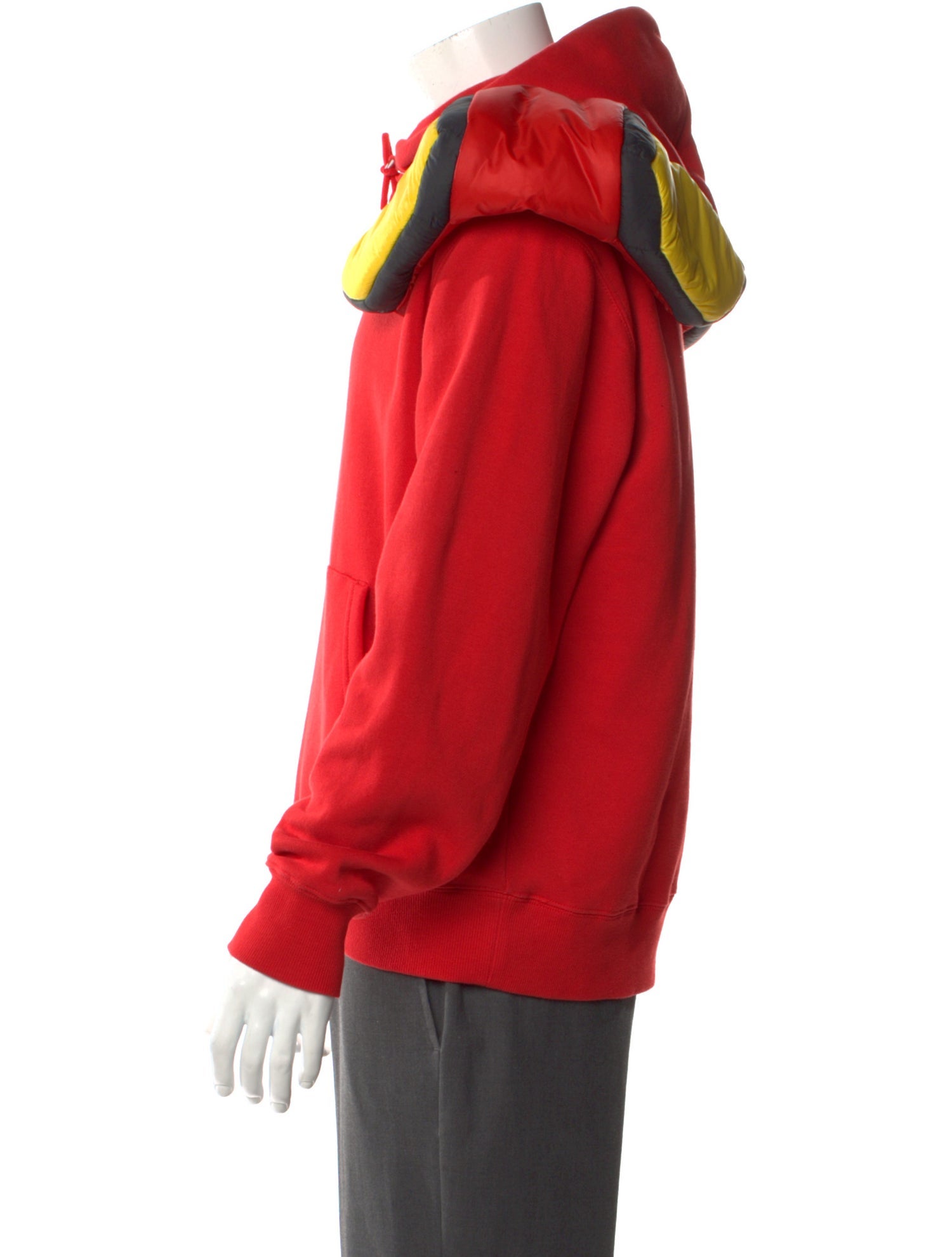 Carolina Sarria Colorblock Pattern Crew Neck Hoodie