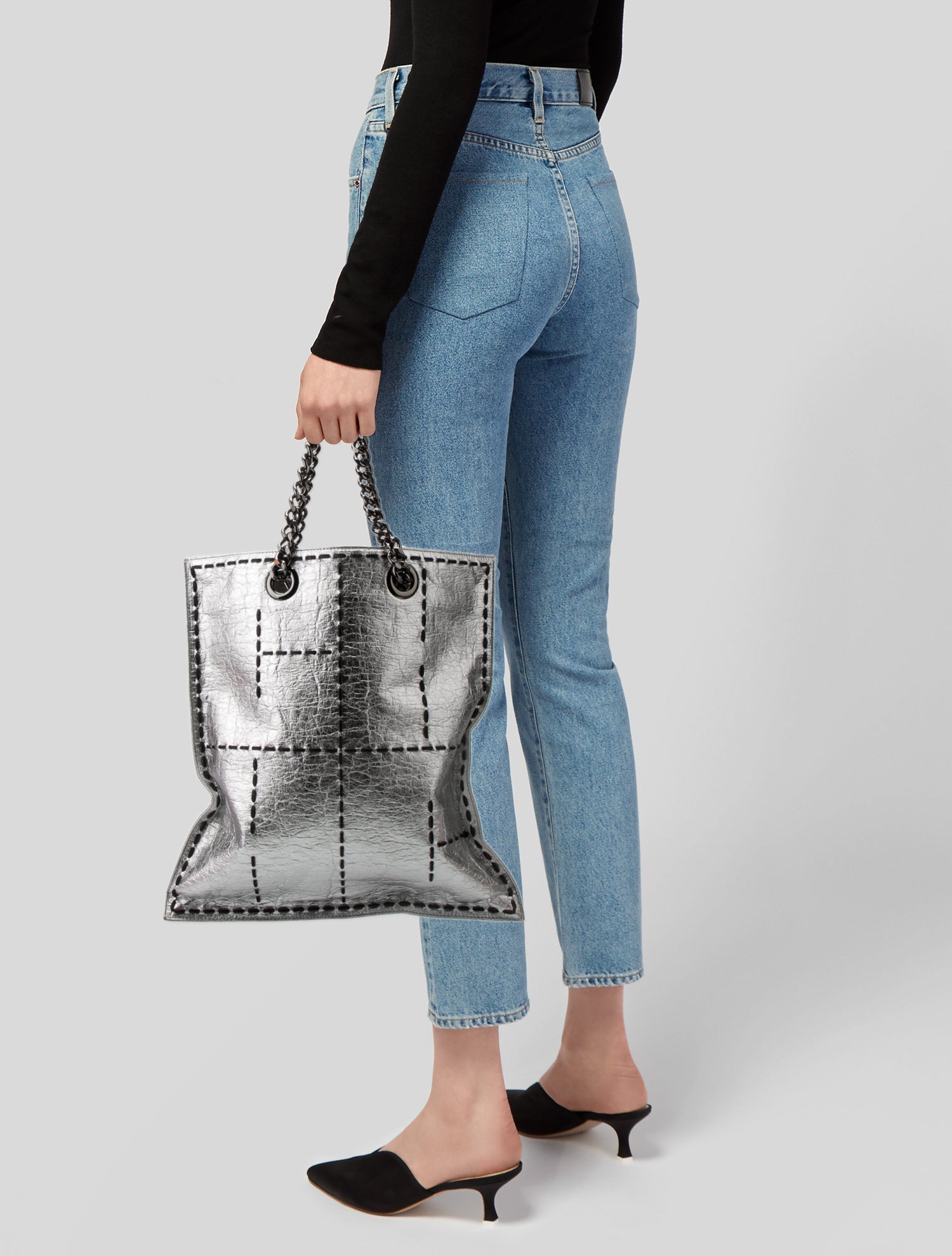 Carolina Sarria Leather Shoulder Bag w/ Tags