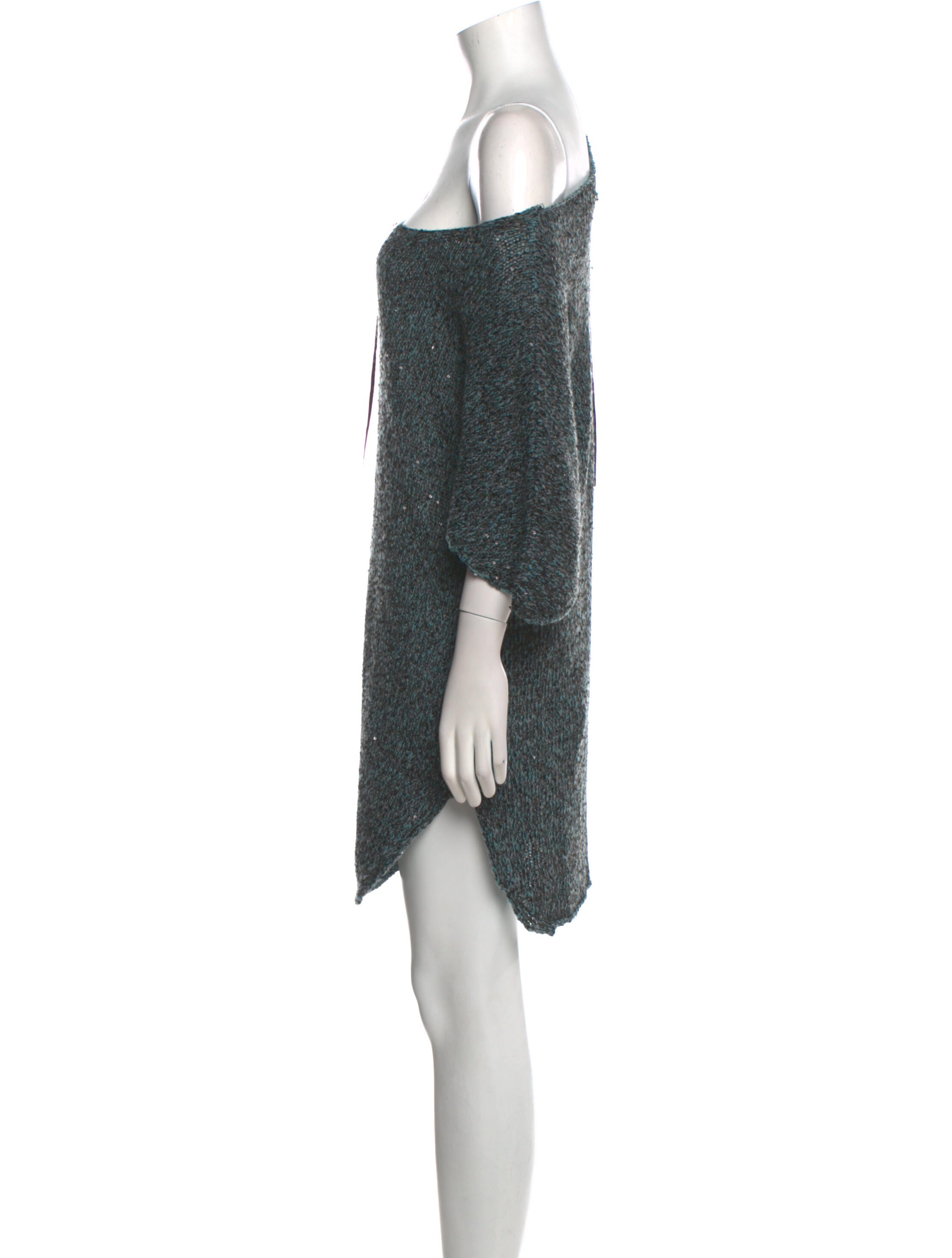 Custo Line One-Shoulder Mini Dress