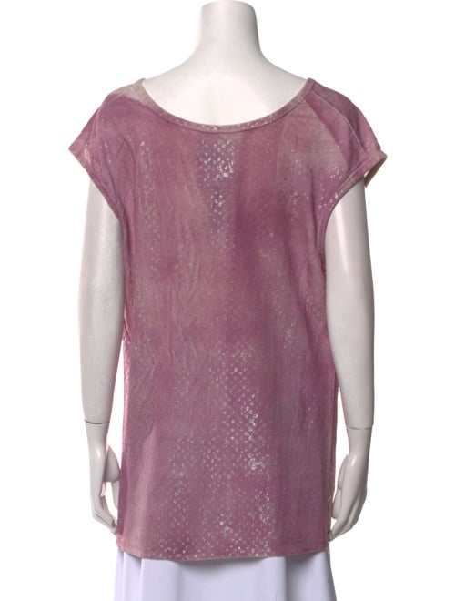 Custo Line Cowl Neck Short Sleeve Tunic