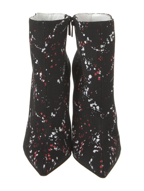 Christian Louboutin Canvas Floral Print Boots