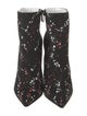 Christian Louboutin Canvas Floral Print Boots