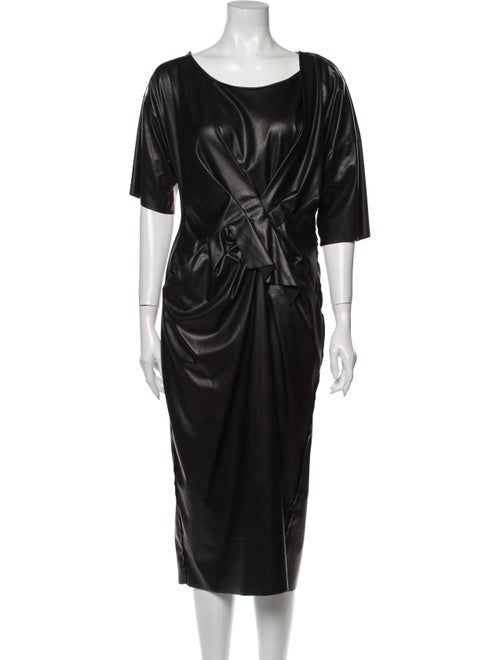 Colovos Scoop Neck Midi Length Dress