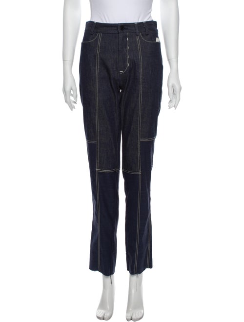 Colovos High-Rise Flared Jeans Blue