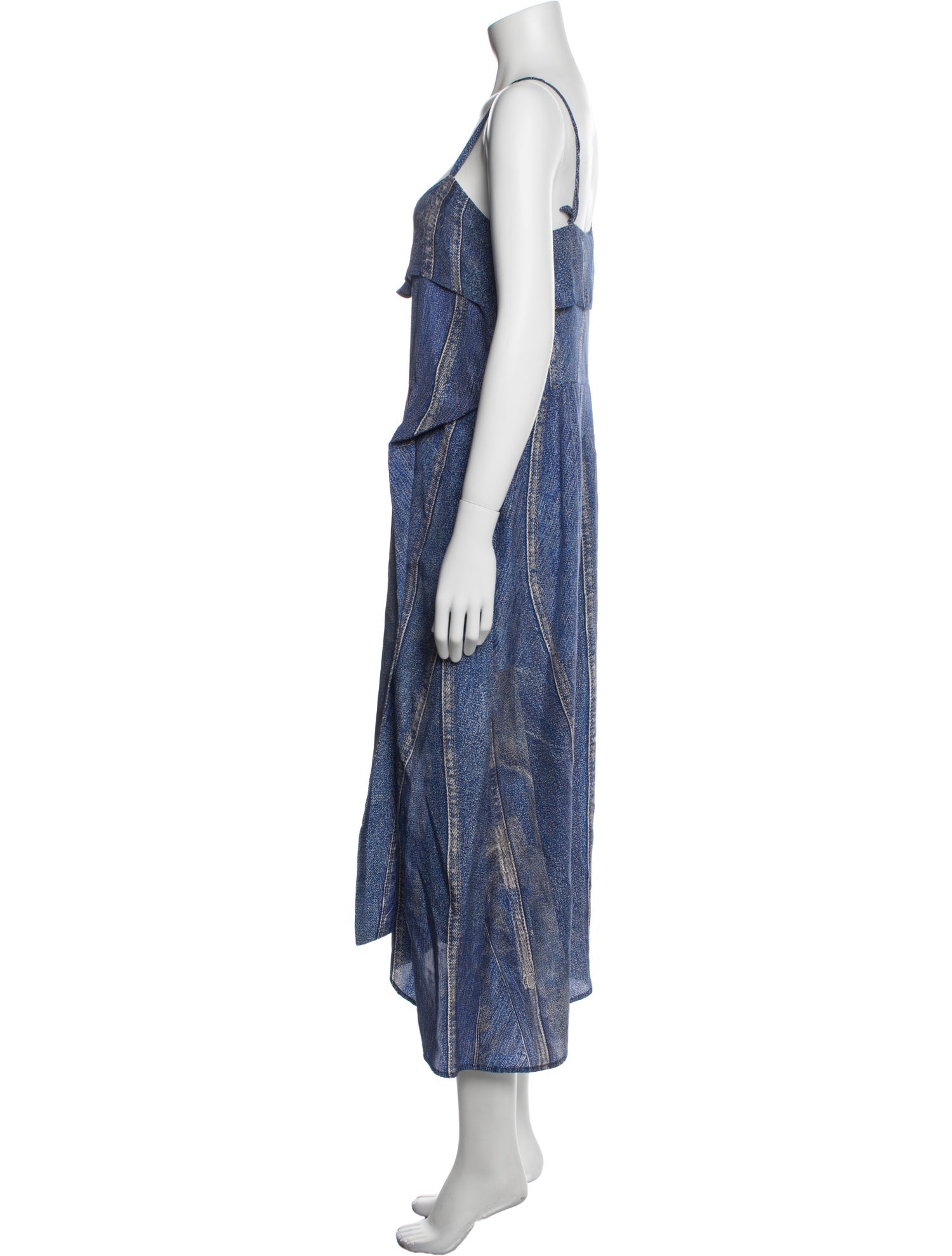 Colovos Printed Long Dress