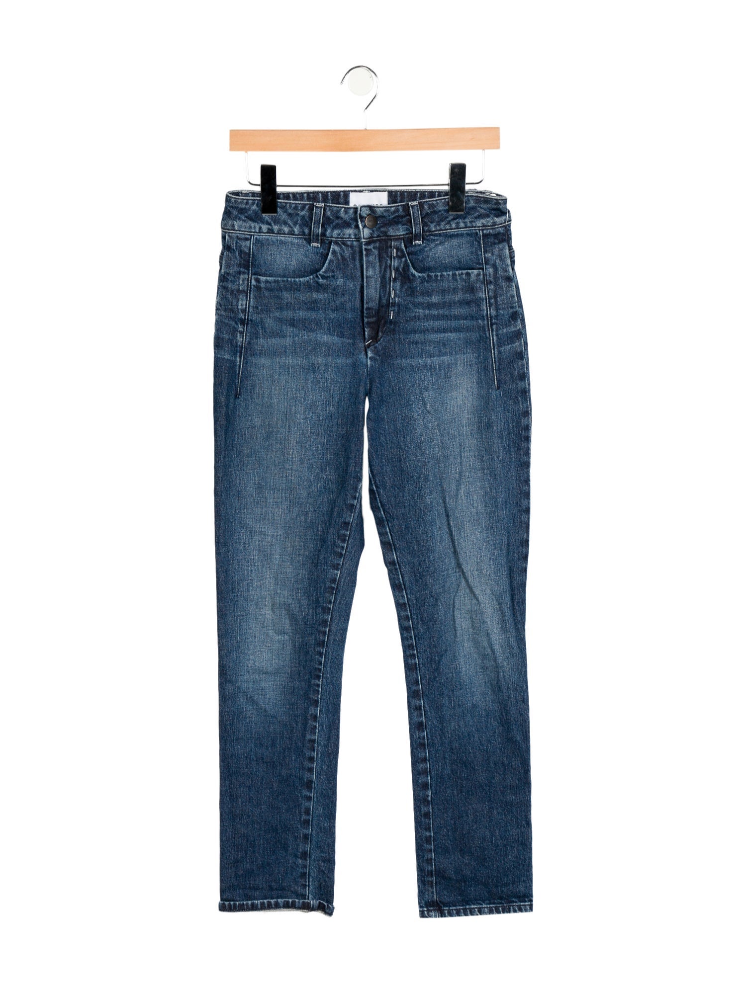 Colovos Mid-Rise Straight Leg Jeans