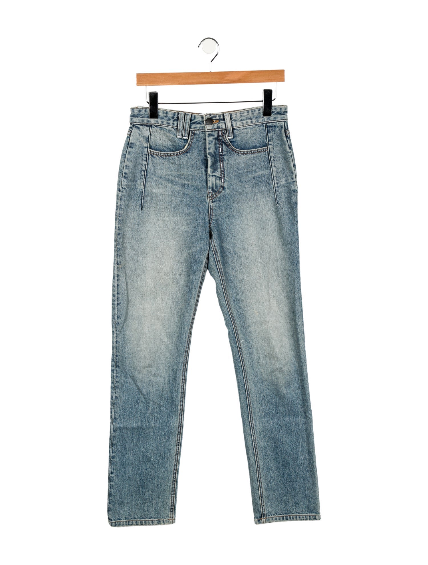 Colovos Mid-Rise Straight Leg Jeans