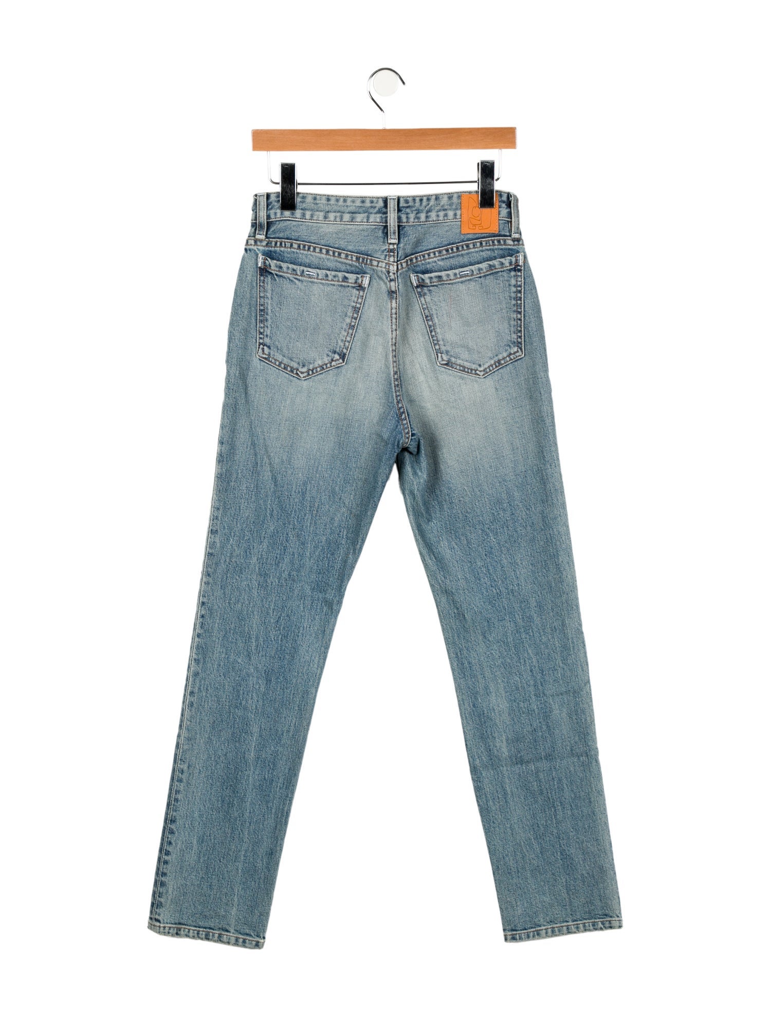Colovos Mid-Rise Straight Leg Jeans