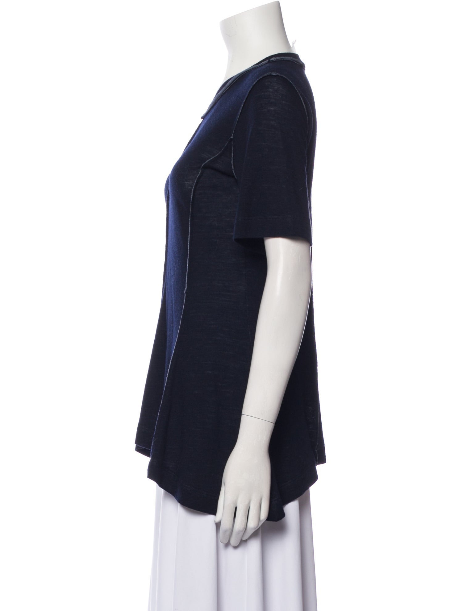 Colovos Wool Crew Neck T-Shirt