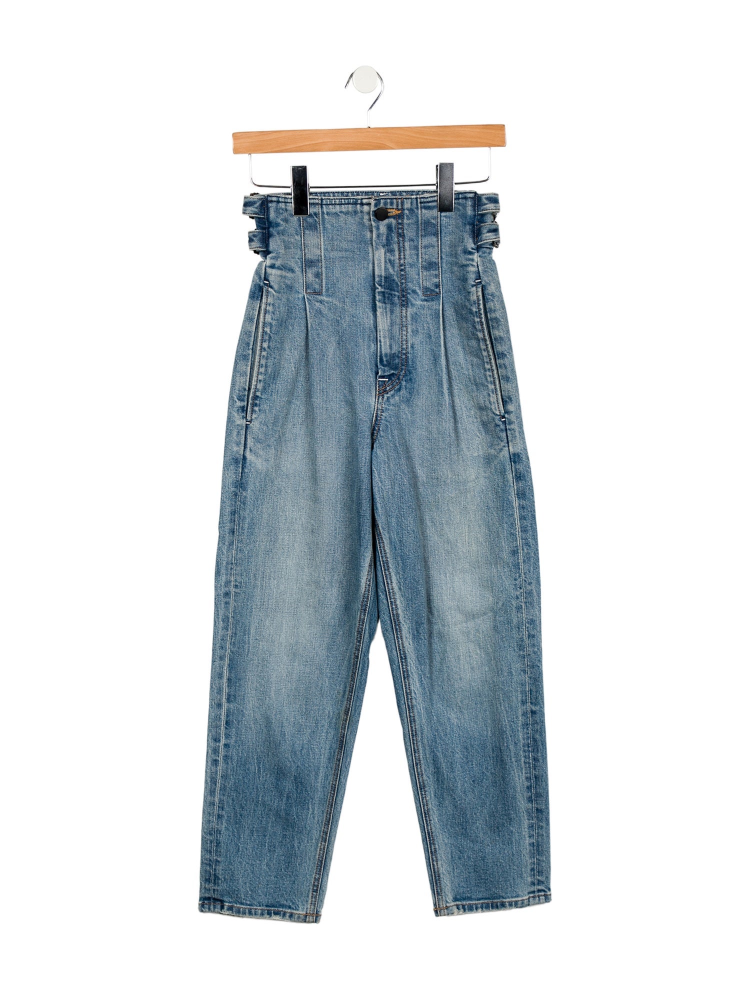 Colovos High-Rise Straight Leg Jeans