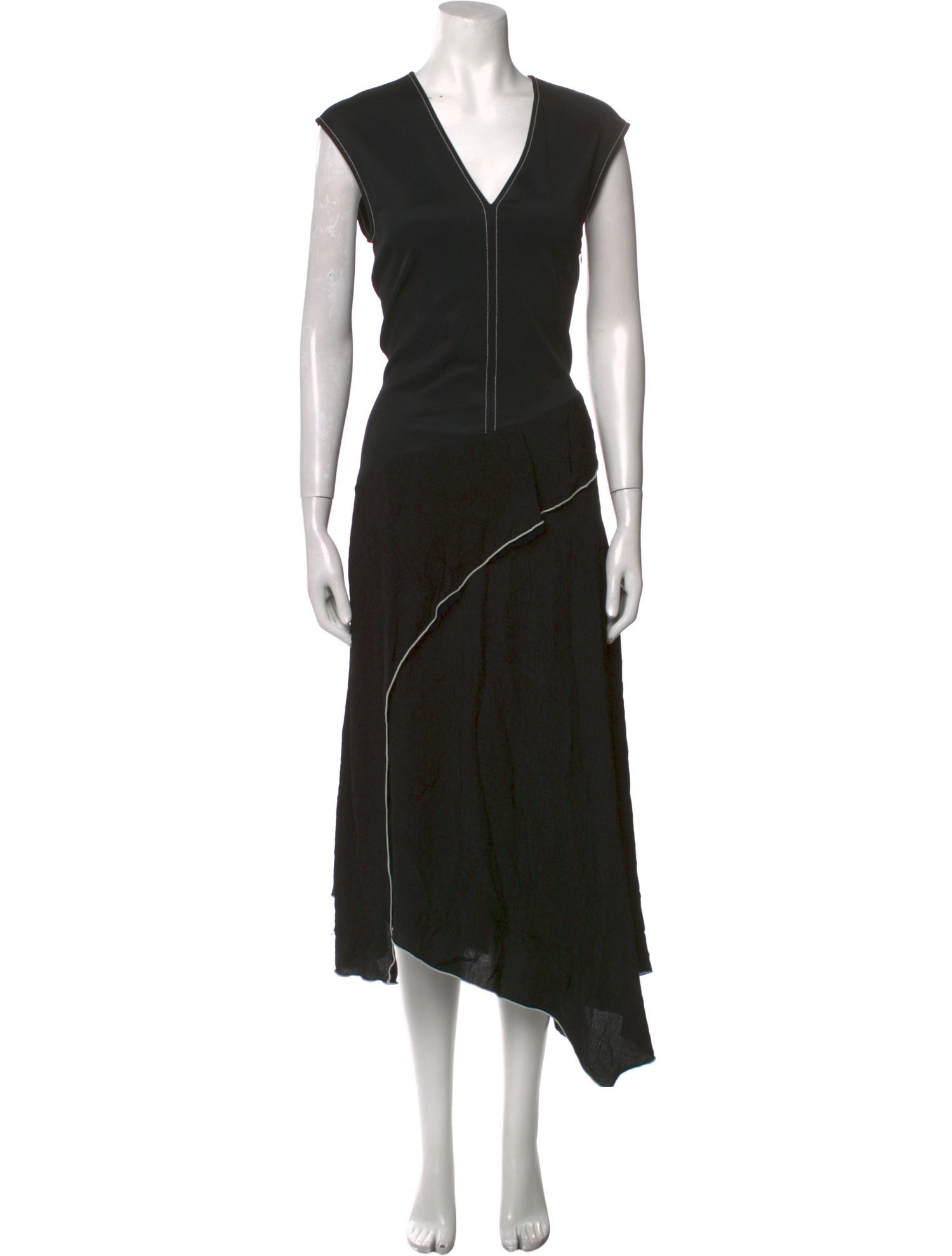 Colovos V-Neck Long Dress