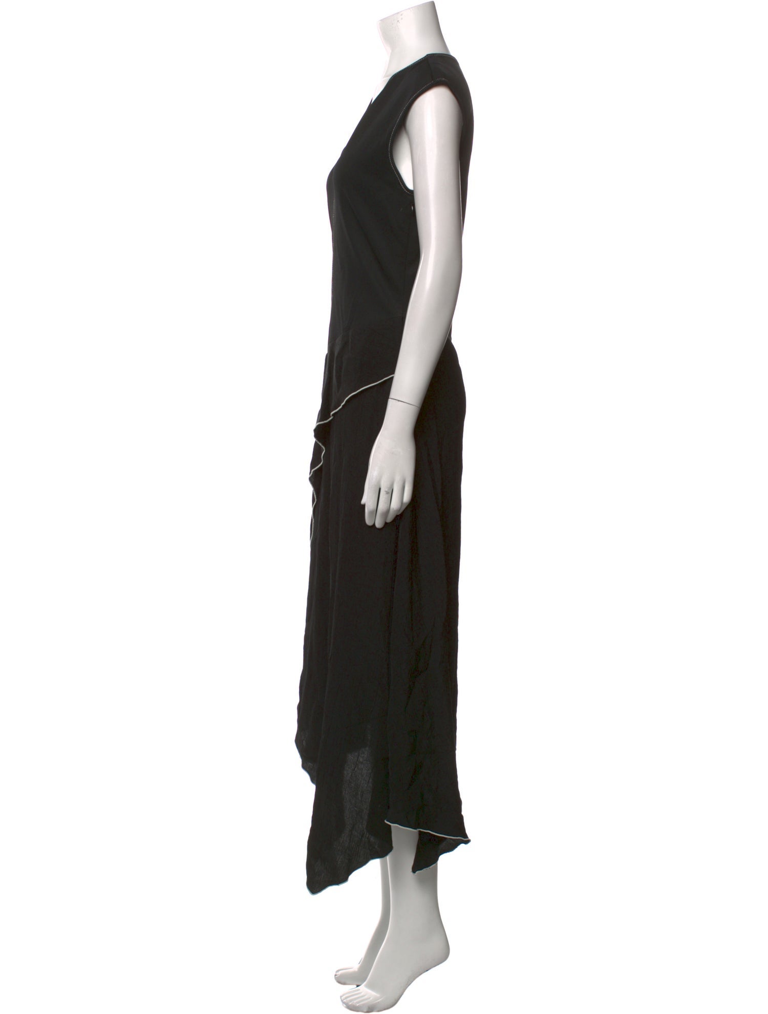 Colovos V-Neck Long Dress