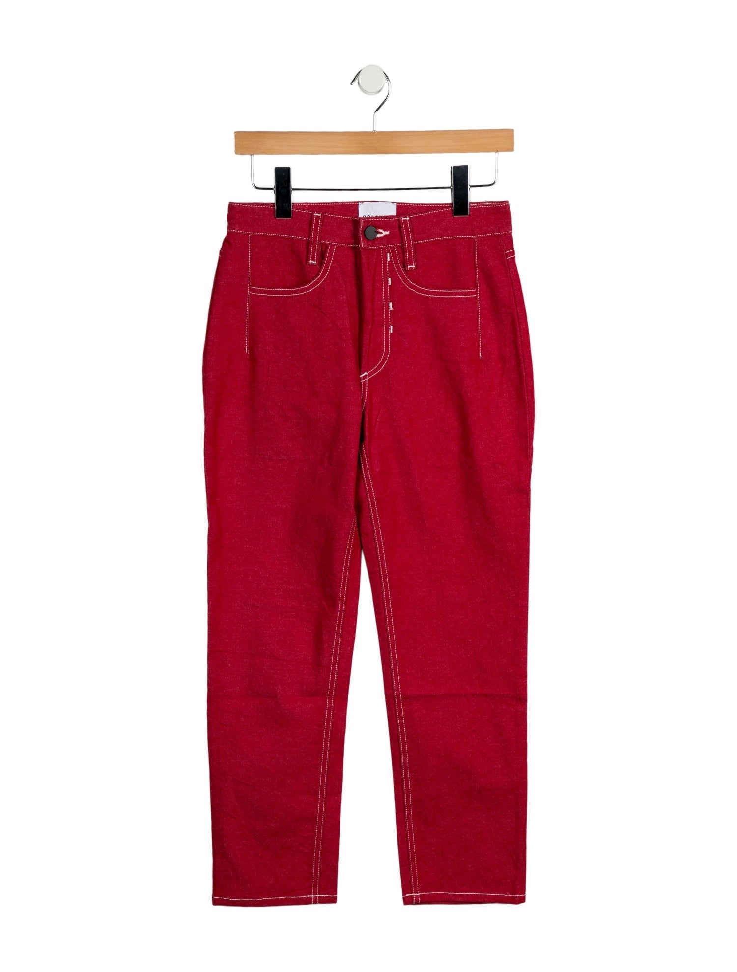 Colovos Mid-Rise Straight Leg Jeans