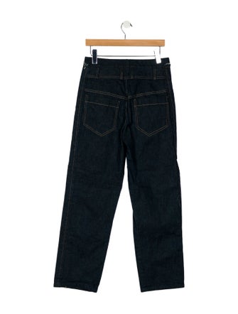 Colovos High-Rise Straight Leg Jeans