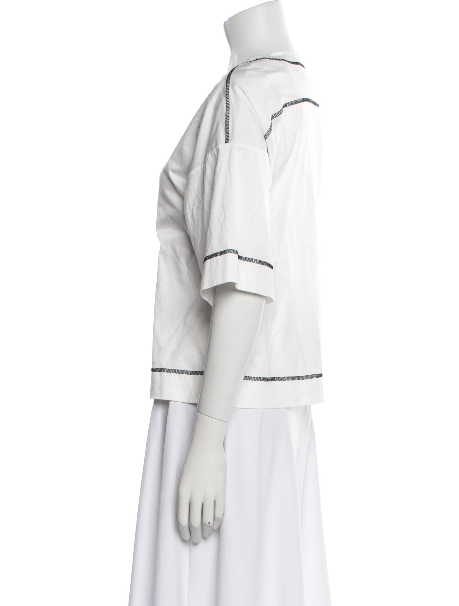 Colovos Crew Neck Short Sleeve Top