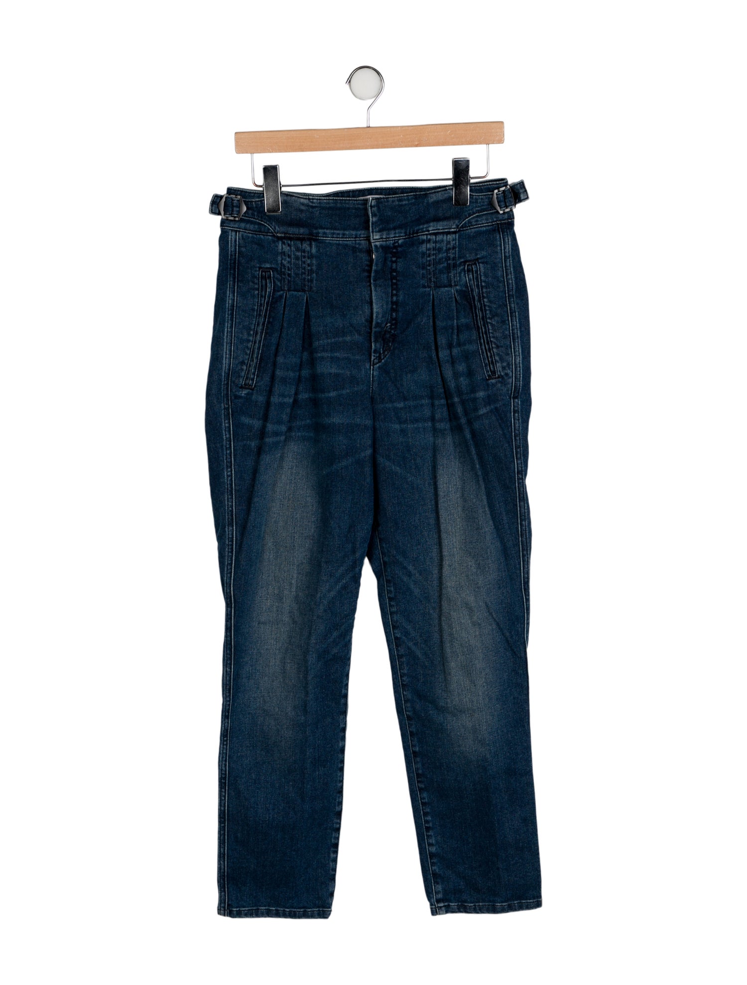 Colovos High-Rise Straight Leg Jeans