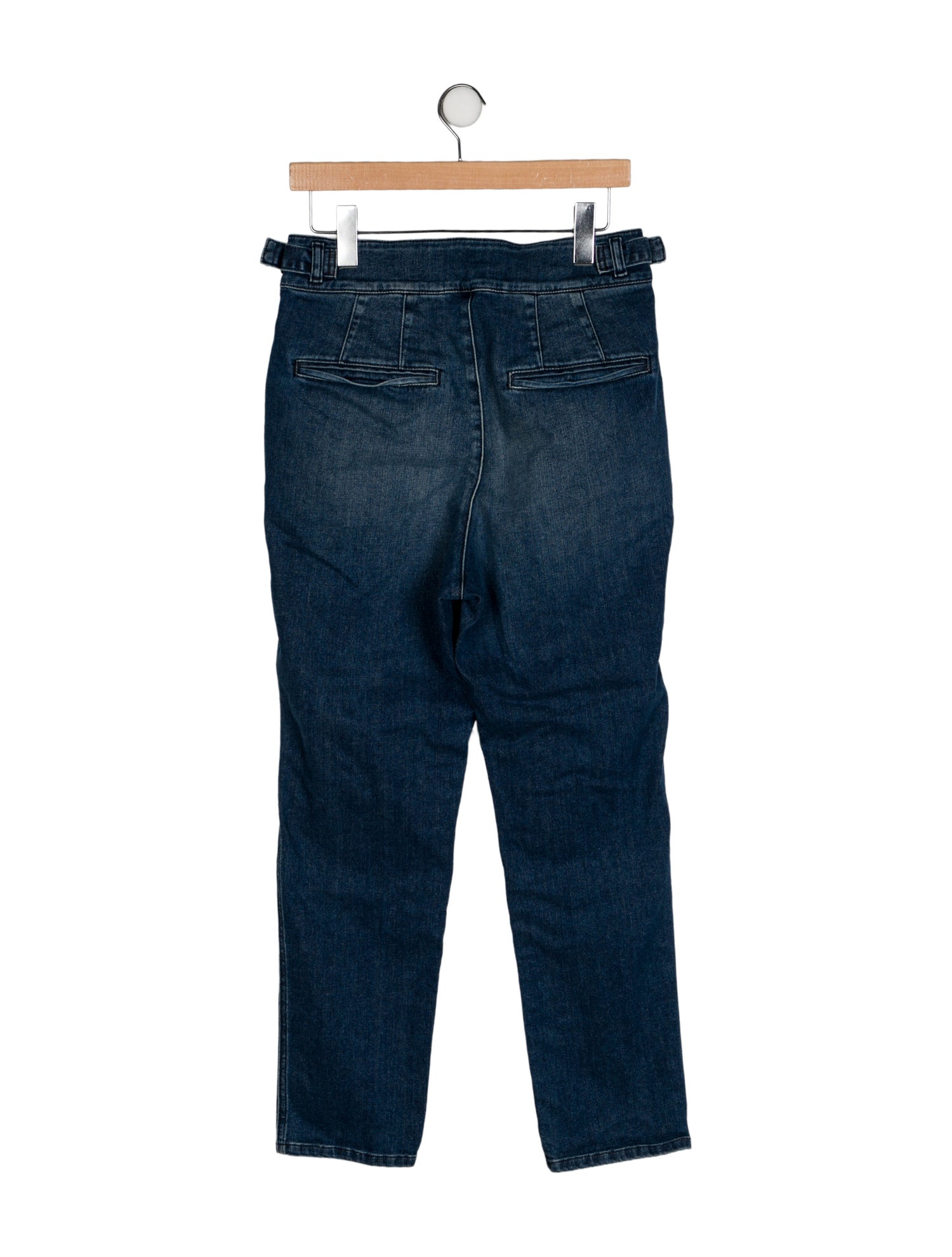 Colovos High-Rise Straight Leg Jeans