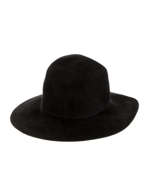Clyde Felt Fedora Hat Black
