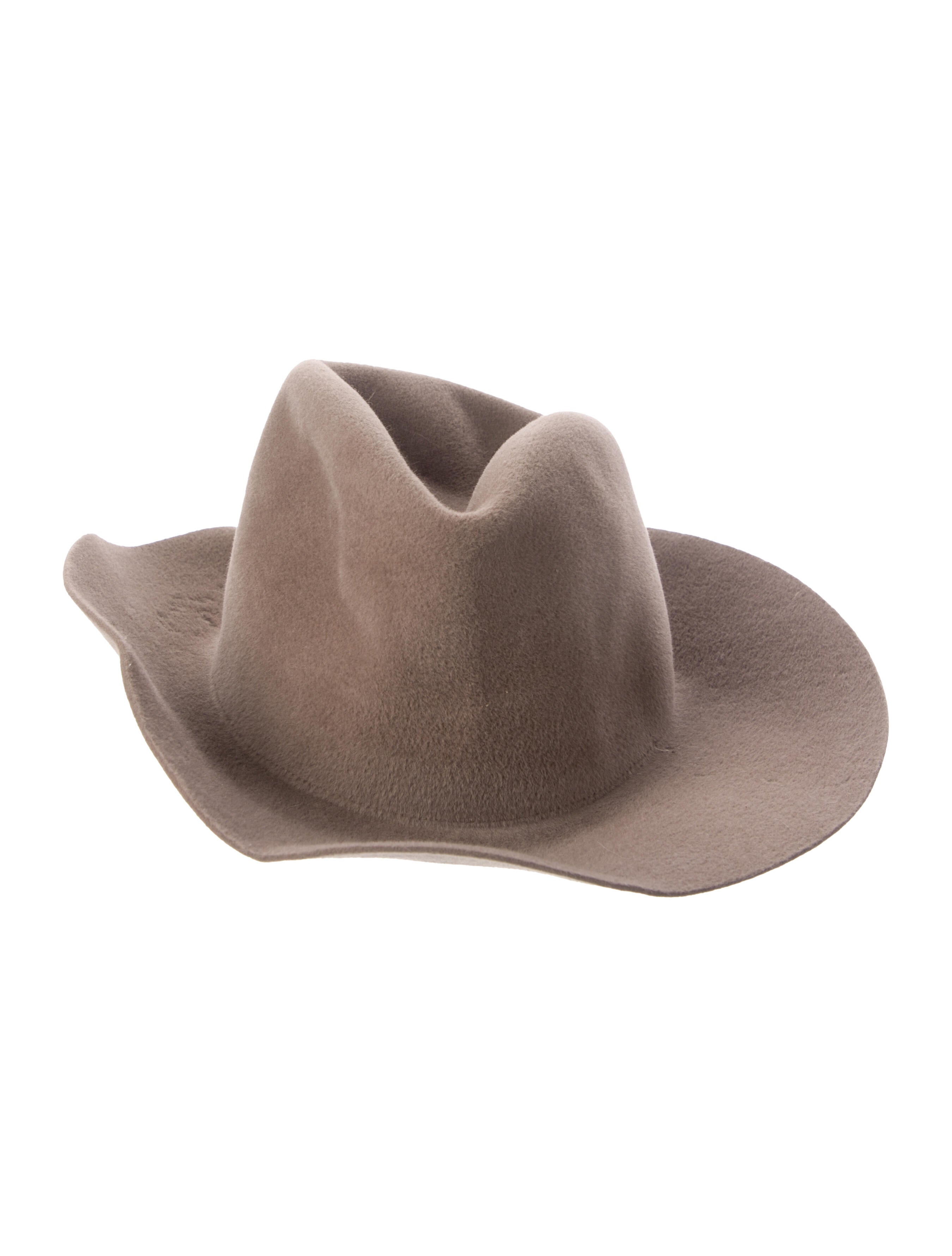 Clyde Neutral Angora Fedora Hat