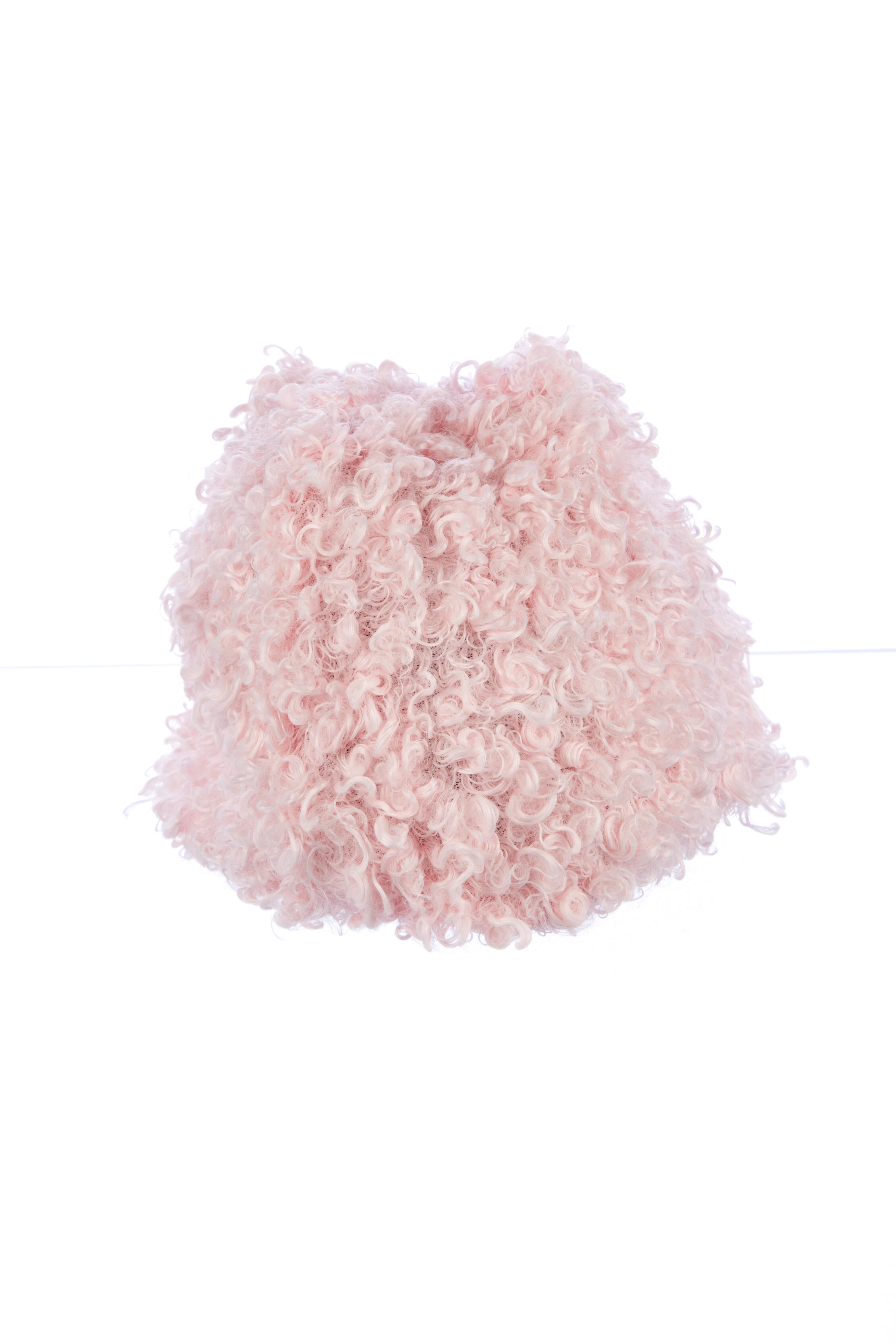 Clyde Beanie With Curly Knit Texture w/Tags