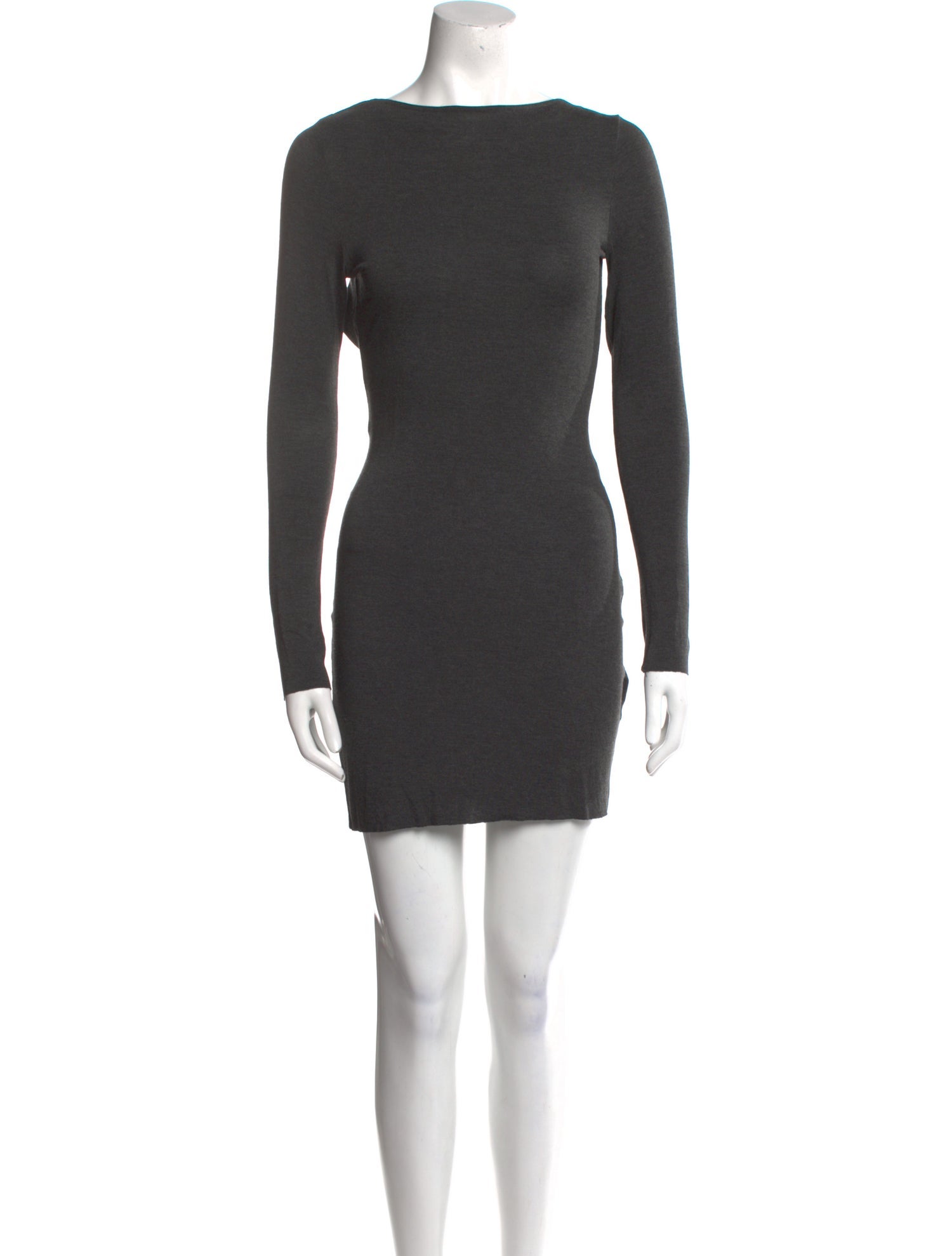 Clayton Bateau Neckline Mini Dress