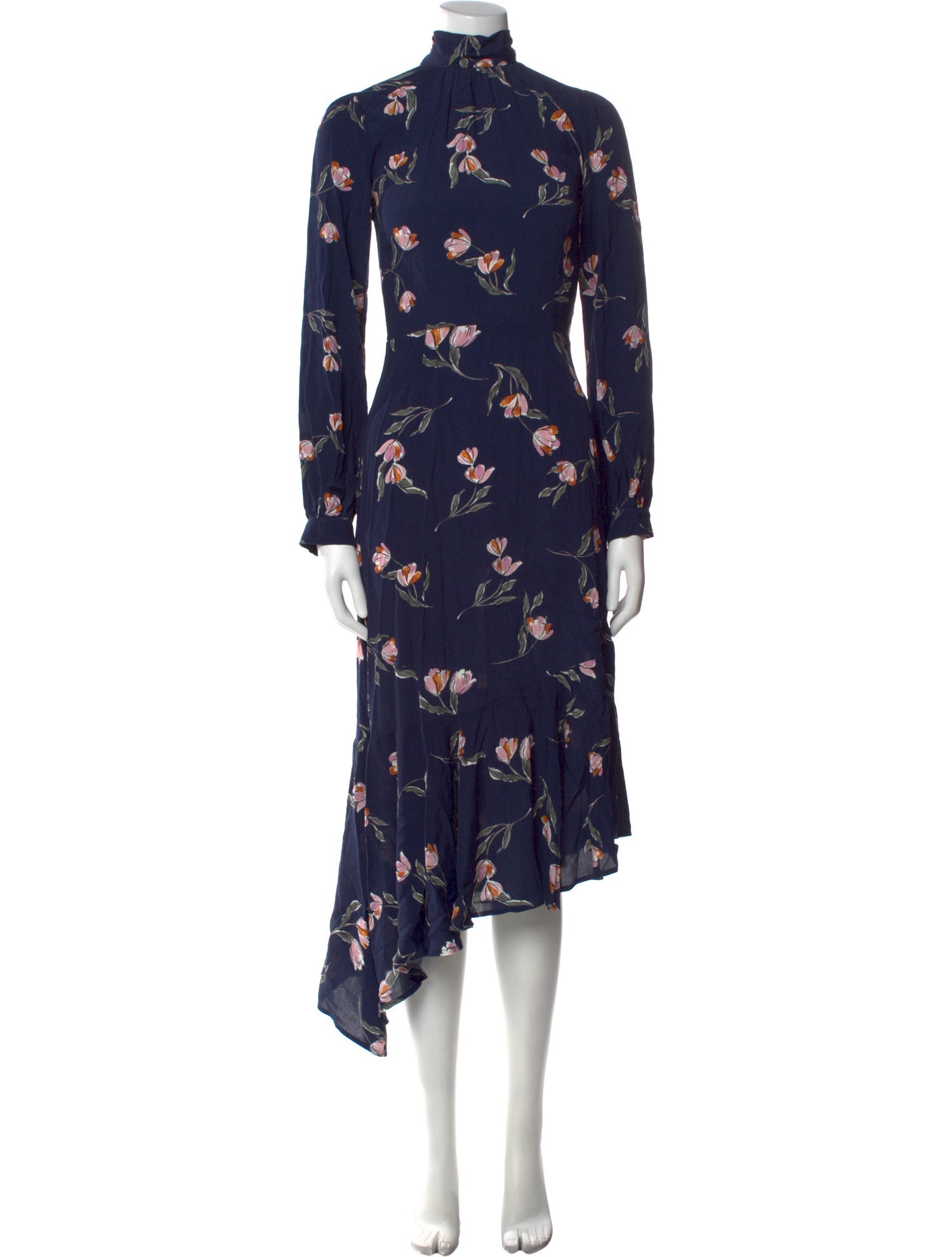 Clayton Floral Print Long Dress
