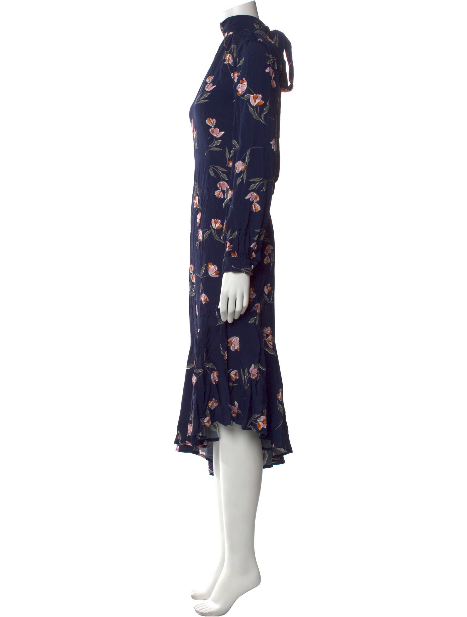Clayton Floral Print Long Dress