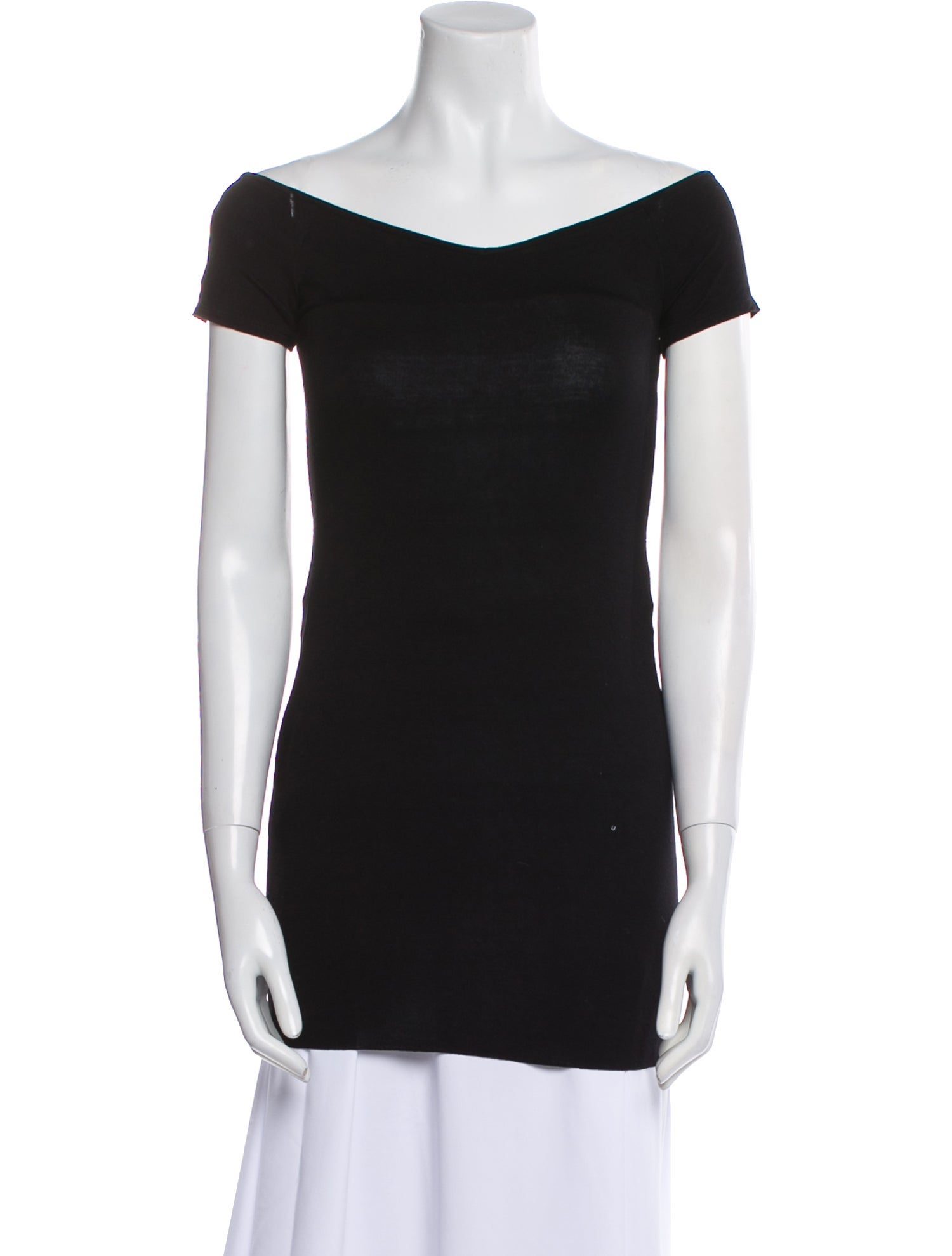 Clayton Off-The-Shoulder Short Sleeve Tunic