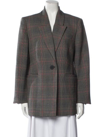 Camilla and Marc Plaid Print Blazer