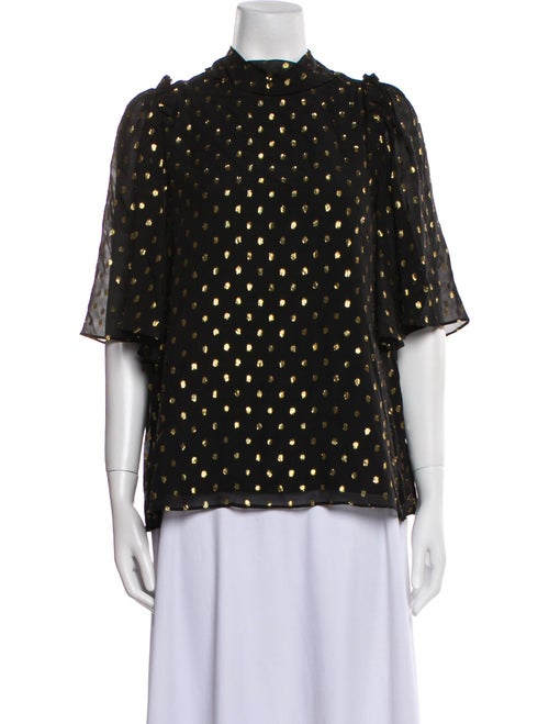 Camilla and Marc Silk Polka Dot Print Blouse