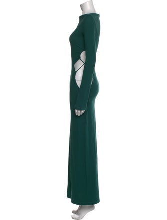Camilla and Marc Bateau Neckline Long Dress