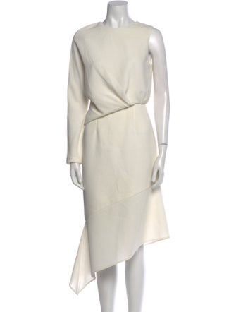 Camilla and Marc Bateau Neckline Long Dress